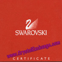 Swarovski Certificate 2001 to 2003