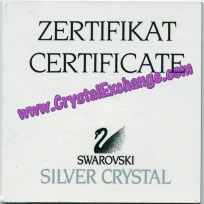 Swarovski Certificate 1988 to 1995